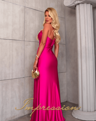 Vestido de Festa Longo Pink