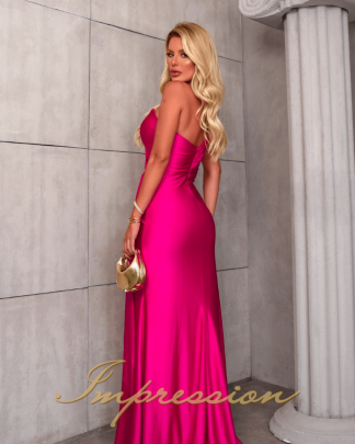 Vestido de Festa Longo Pink