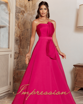 Vestido de Festa Longo Pink